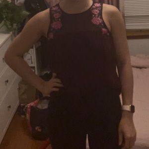 American Eagle Burgundy tank top
